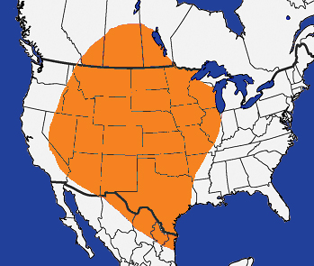 Arrowhead point distribution of Folsom culture